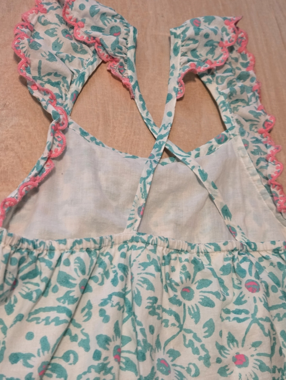 Crewcuts Cross Back Ruffle Tank Top - Picture 6 of 10